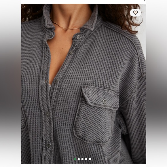 Aerie LumberJane Waffle Shirt - Picture 3 of 13